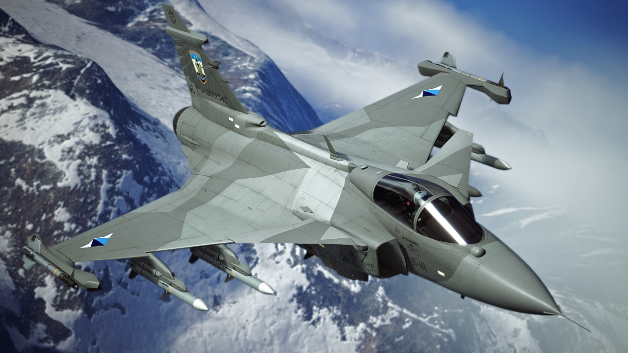 Nithi's Gripen C (serial 89-1336), c. December 1994